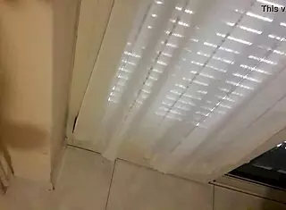 European gay man gasps with emotion while jerking off in socks and feet fetish