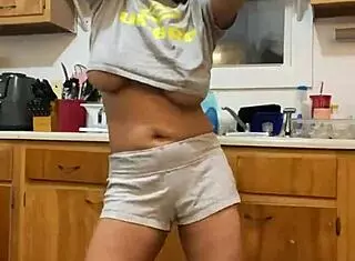 Latina Pornstar Anna Maria Teases While Doing Dishes And Dancing Part II