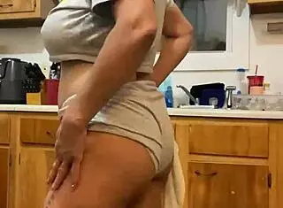 Latina Pornstar Anna Maria Teases While Doing Dishes And Dancing Part II