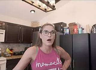 Kendra Heart Swallows in Bedroom Taboo