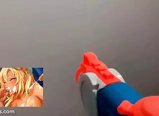 sexy latina gamer masturbates wet pussy!