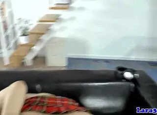 heeled british milf takes it in a wild anal threesome