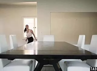 Chubby Milf Angela White Serves Huge Cock as Maid