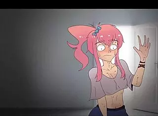 hentai penis extender fucked a pink-haired girl porn sex cartoon anime