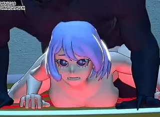 this mirko futa compilation features tons of anime 3d scenes with futanari fun