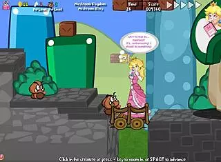 Peach's untold tale features big tits in hentai anime world 1-1.