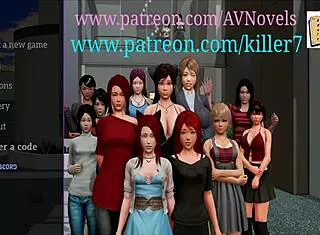 My new family episode 33 features redhead and brunette characters in a cartoon setting