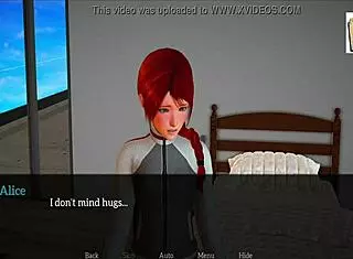 My new family episode 33 features redhead and brunette characters in a cartoon setting