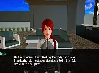 My new family episode 33 features redhead and brunette characters in a cartoon setting