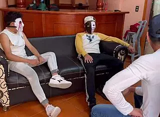 Straight Latino's First Gay Anal Experience!