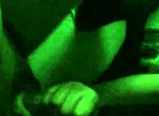 Girlfriend's cute petite friend gives handjob to cumshot