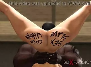 Crazy Sexy Busty Woman in Restraints