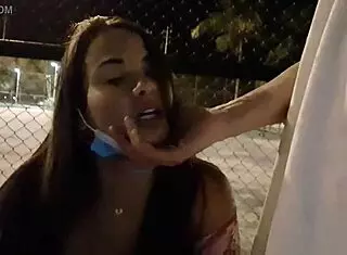 Latina milf bent over for dogging