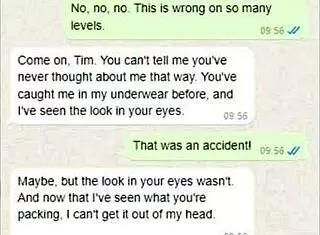 so, i accidentally sent my stepmom a dick pic on whatsapp. her reaction was wild!