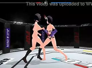 Cute ladies engage in sex during fight in new 2024 ryona hentai game