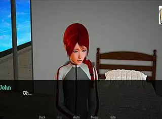 My new family episode 33 features redhead and brunette characters in a cartoon setting