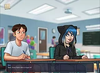 summertime saga episode 158 with teacher scenes.