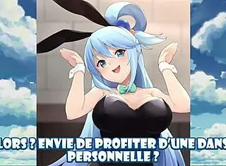 aqua judges your perversion level in femdom joi with multiple choices