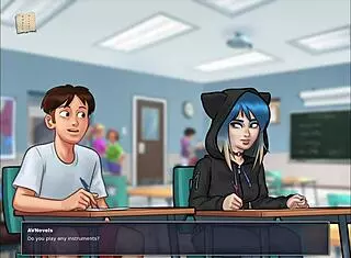 summertime saga episode 158 with teacher scenes.