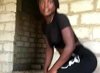 Crazy Bitch Rips Clothes In Wild Striptease For Fans!