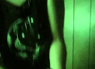 Girlfriend's cute petite friend gives handjob to cumshot