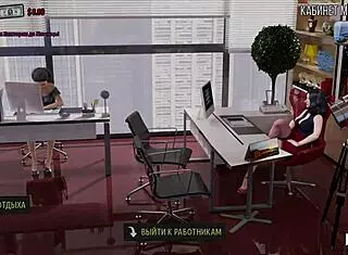 chubby girl seduces boss for promotion in fashion business