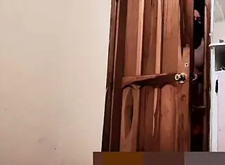 Caught my step aunt watching porn, now sliding my big cock into her interracial ass.