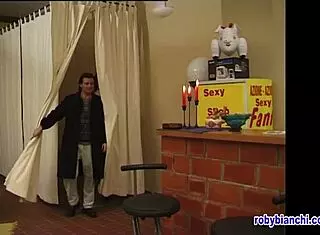 Natural tits and a gape ass in an amateur porn video