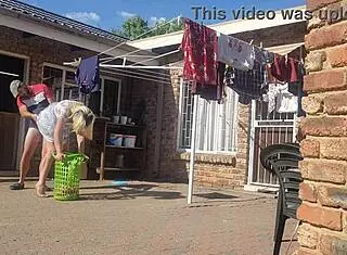 Troubled Man Fucking My Wife Outdoors in Homemade Sex!