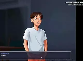 Gorgeous MILF Breastfeeds in Summertime Saga Gameplay