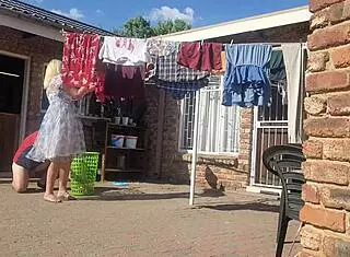 Troubled Man Fucking My Wife Outdoors in Homemade Sex!