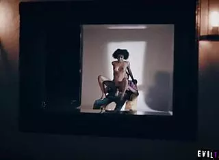 Hot models Demi Sutra and Anny Aurora start interracial lesbian sex for comfort.