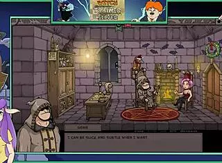 Witch Trainer Silver Part 17: Brunette Asian Cartoon Girl in Sexy Game Action