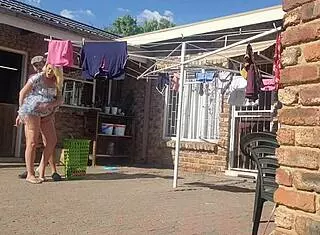 Troubled Man Fucking My Wife Outdoors in Homemade Sex!