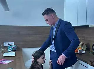 She caught me with the dildo and begged for cum in her ass.