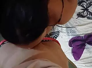 hot colombian stepmother gives oral with tight vagina