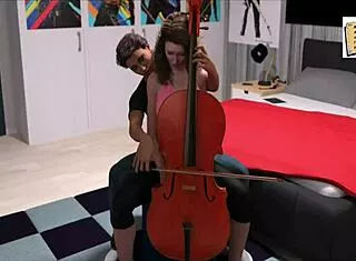 Homemade fun with wife and stepmother, big ass and tits in game