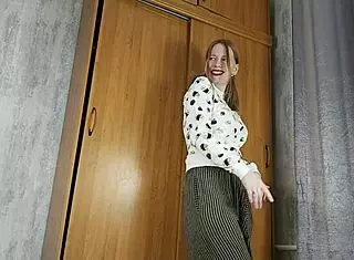 Crazy Orgasm After Photoshoot Backstage Solo Masturbation