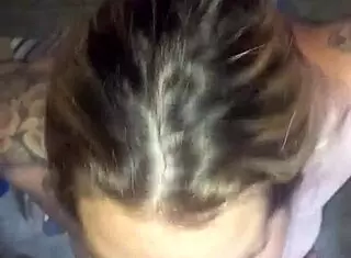 Early morning blowjob in thong