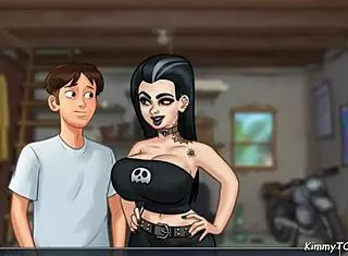 Biker Girl Fucks On Motorcycle