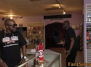 Tattoo Woman In Group Activity With Big Cock