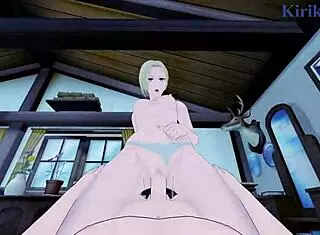 mikasa and annie in intense pov hentai sex