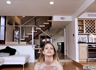 Brooklyn Chase Deep Throats Her Stepson's Juicy Cock In Missionary Bliss.