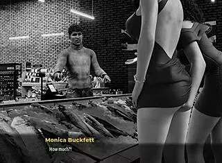 Intense gangbang erupts in greenhouse during fashion business!