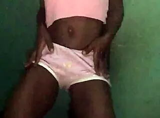 Strip teasing is so much fun when the neighbor's watching you twerk and masturbate! 😏 Tight ass ready for anal fingering