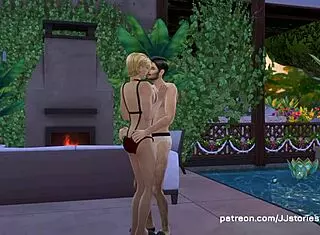 Jj Sims 4 dad fucks his stepson on vacation