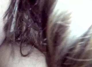 my sloppy cock sucking girlfriend with big tits gives me a messy blowjob in the bedroom