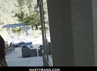 Alexia Anders says, 'Lick my feet and dive into my pussy, Tommy.'