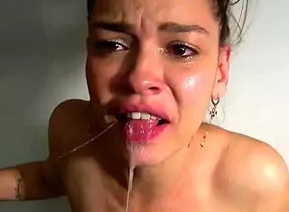Mimi Cica's Emotional Face Fuck Journey