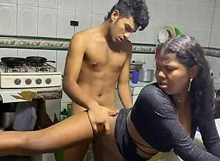 latina gives ass and pussy to stepbrother jaison